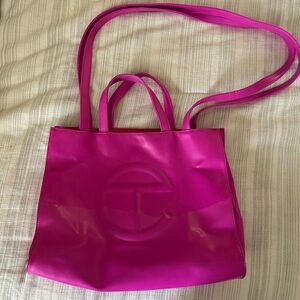 Telfar Pink Shopping Bag